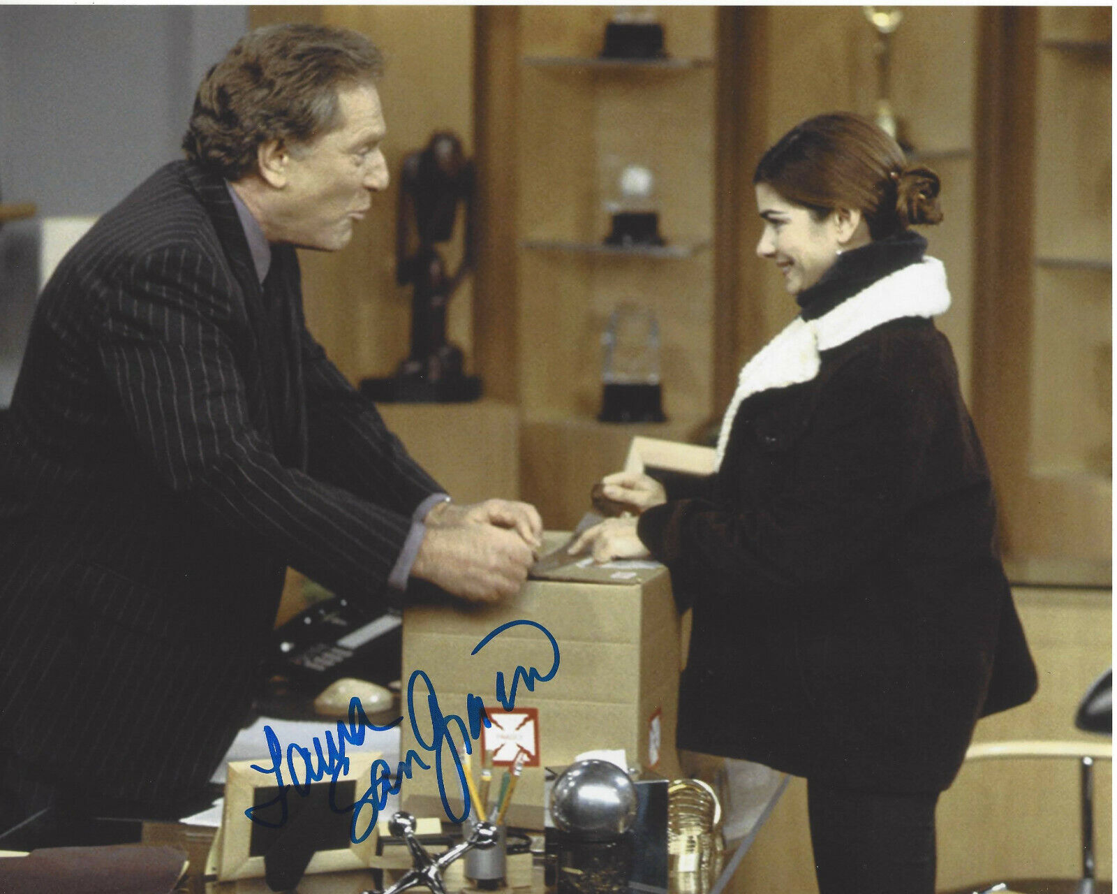 LAURA SAN GIACOMO SIGNED 'SEX, LIES AND VIDEOTAPES' 8X10 Photo Poster painting w/COA ACTRESS