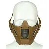 Airsoft Mask 700FPS Impact Resistance Safety Mask Detachable for Training(Black)