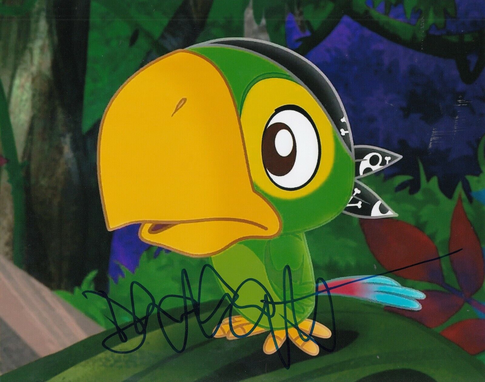 DAVID ARQUETTE signed (JAKE and the NEVER LAND PIRATES) 8X10 *Skully* W/COA #1