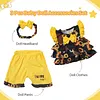 17"-22" Reborn Baby Doll Yellow Sunflower 3 Pcs Set Clothing Accessories - RBBI-Myrebornbabydoll&reg; Myrebornbabydoll&reg;