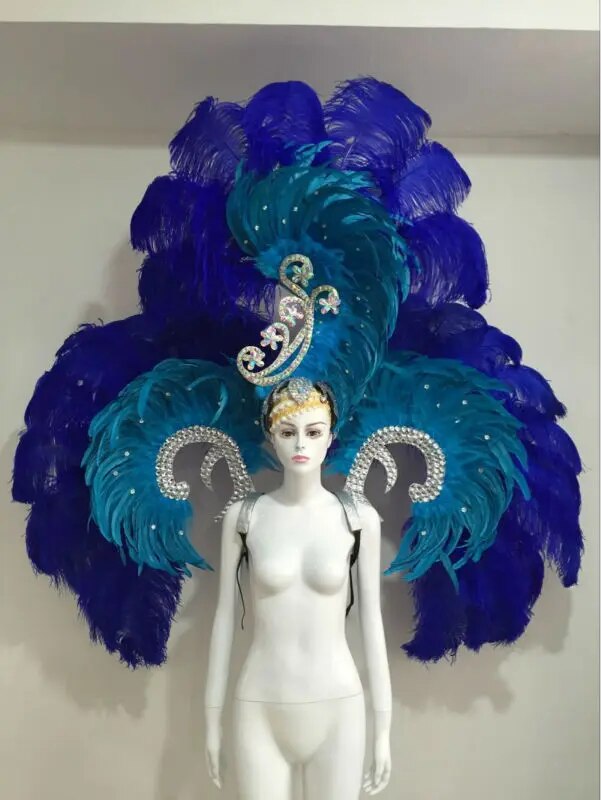 VCshoes Latin Dance Samba Accessories Exquisite Headdress Feathers Delicate Dance Shows Accessories