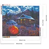 (60*50cm)Outdoor Halloween Scene - Full Round Drill Diamond Painting