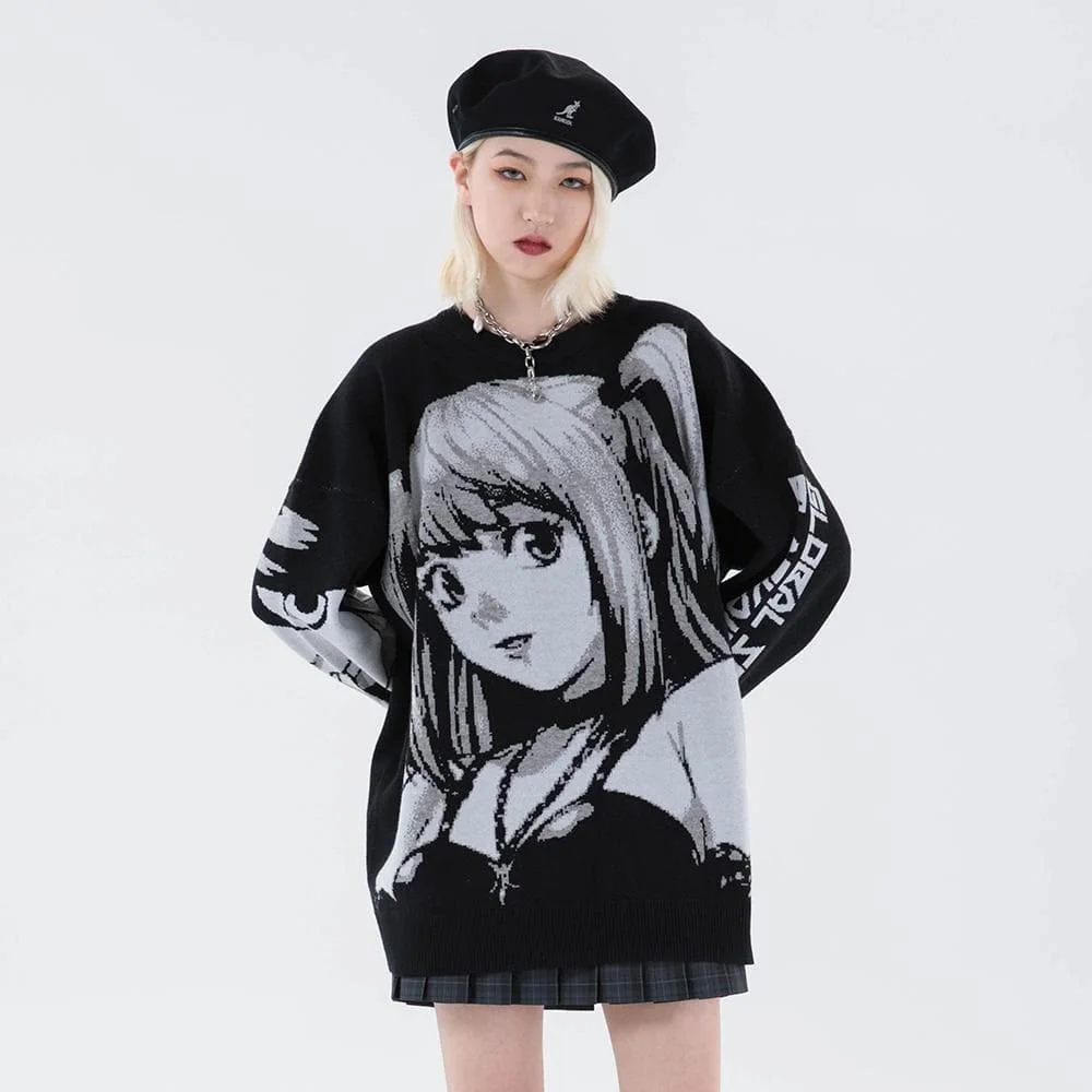 Knitted Harajuku Winter Oversized Sweater SP275