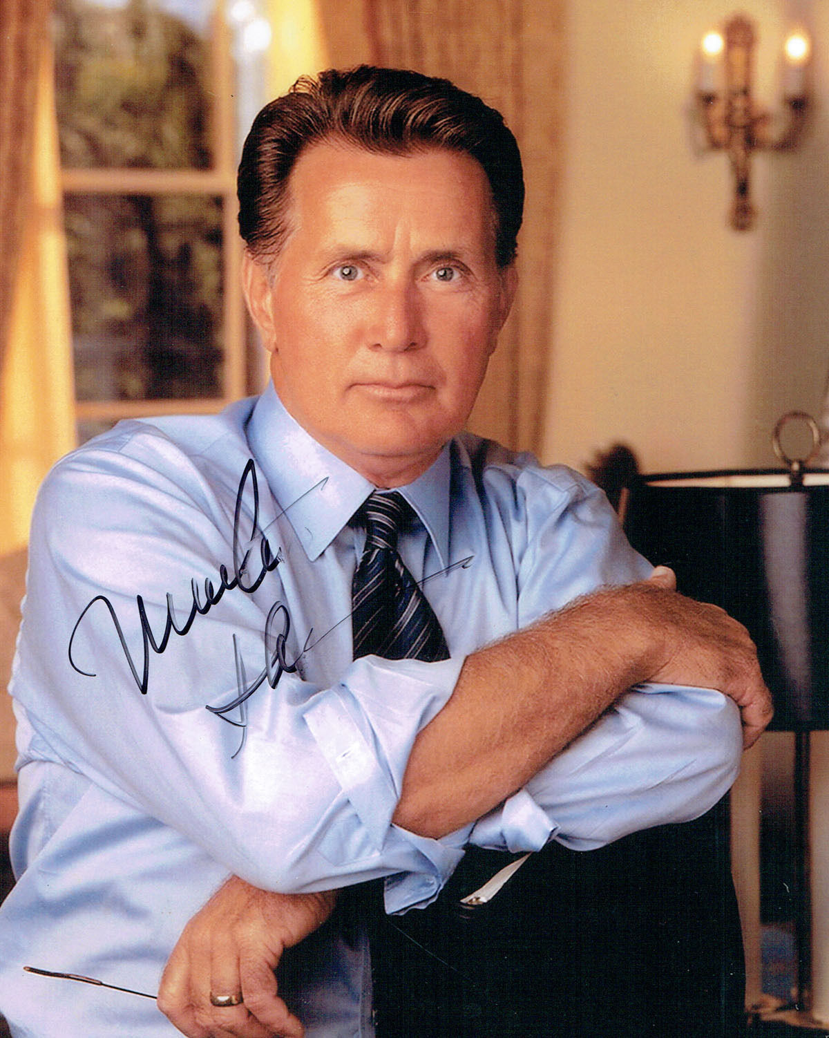 Martin SHEEN SIGNED Autograph Photo Poster painting AFTAL COA President Bartlet The West Wing