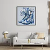 (Multi-Style) Blue And White Porcelain-11CT Stamped Cross Stitch 40*40cm/15.75*15.75in