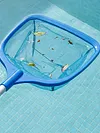 Pool Cleaning Nets Lightweight Swimming Pool Cleaning Net Aluminum Alloy Handle Shallow Water Leaf Nets for Fine Debris in Inground/Above Ground