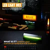 Electric lamp creative desktop decoration ornaments LED light box atmosphere desk lamp hotel outdoor advertising event gift charging night light