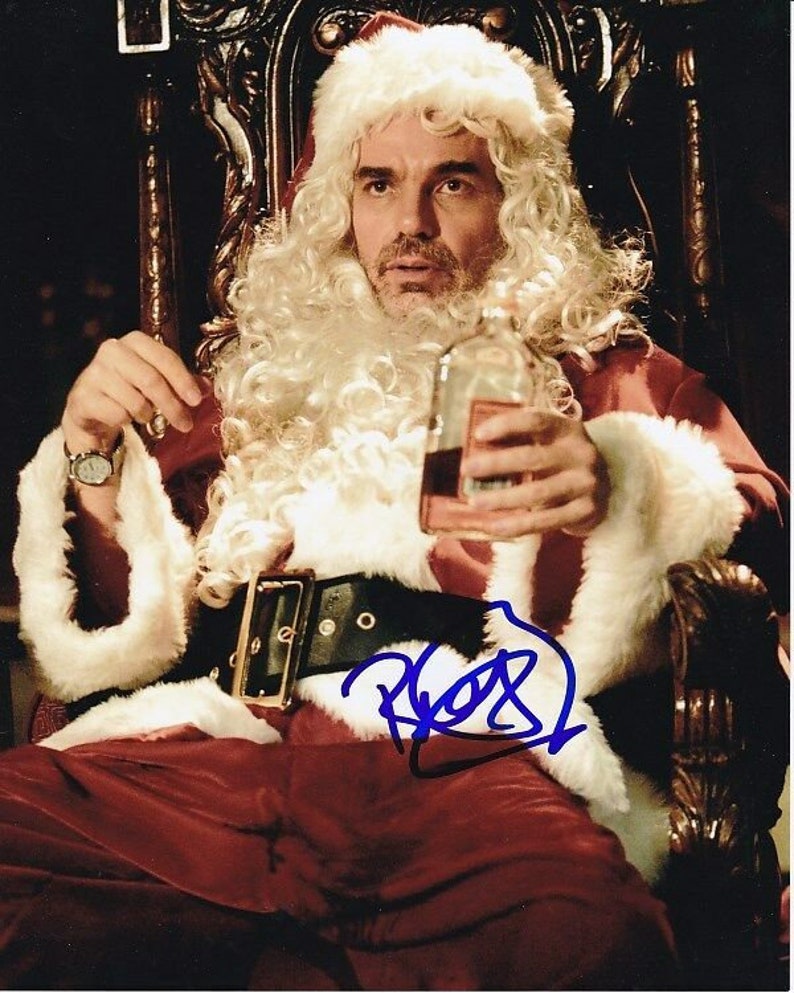 Billy bob thornton signed autographed bad santa willie 8x10 Photo Poster painting