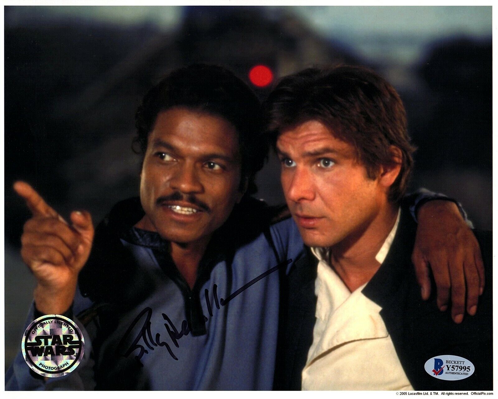 BILLY DEE WILLIAMS Signed STAR WARS Lando