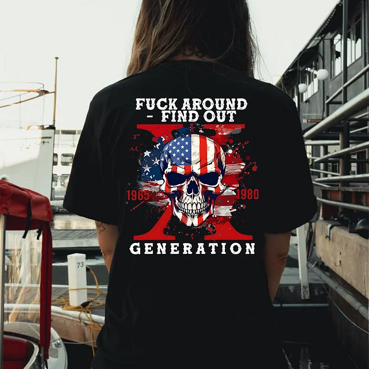 Custom Gen X Skull T-shirt/Sweatshirt/Hoodie