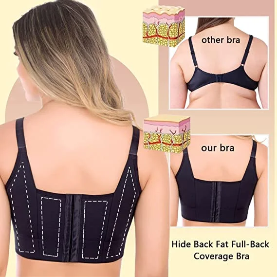  Deep Cup Bra Bra with Shapewear Incorporated, Hide Back Fat Bras  for Women, Full Back Coverage Bra, Push Up Sports Bra (B,48) : Clothing,  Shoes & Jewelry