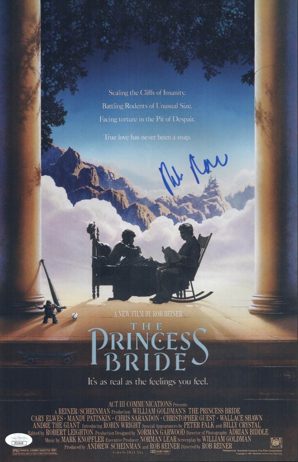 Rob Reiner Signed 11x17 Princess Bride Director Authentic Autograph JSA COA