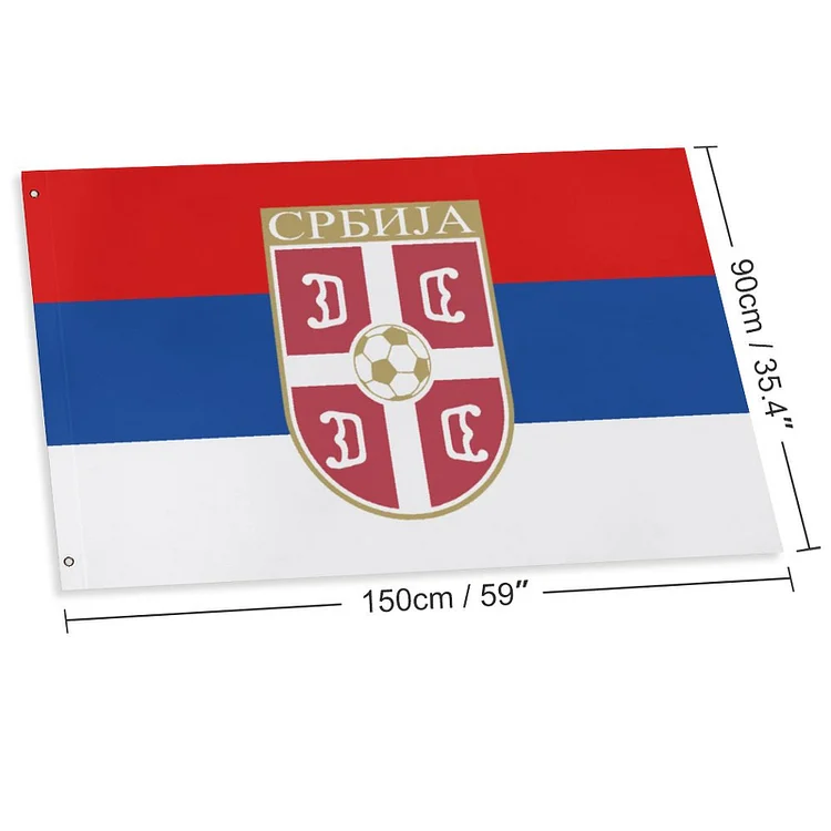 Serbien Fahne Flagge - Garten Flagge
