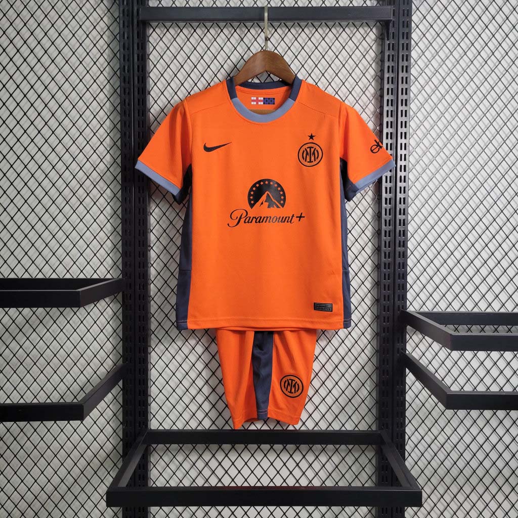 2023-2024 KIDS Inter Milan Third Away Football Jersey 1:1 Quality Thai Quality