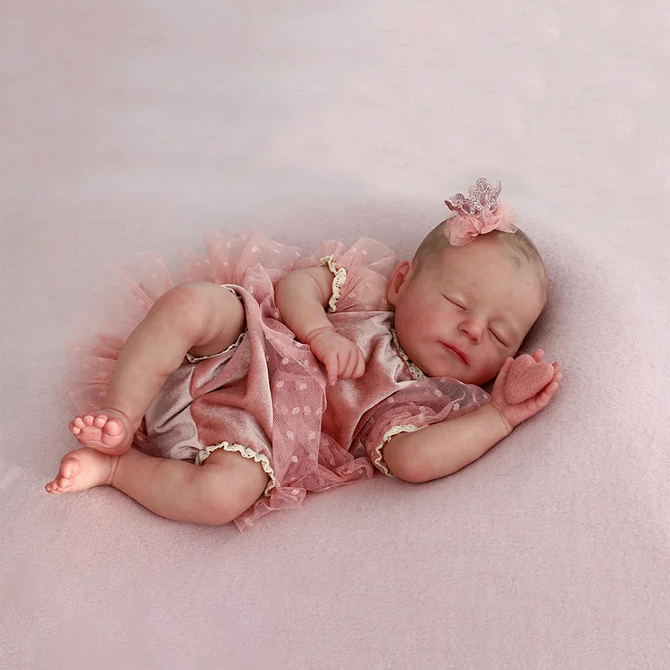  20" Reborn Newborn Cloth Body Doll Girl Hama,Best Gift for Children - Reborndollsshop®-Reborndollsshop®