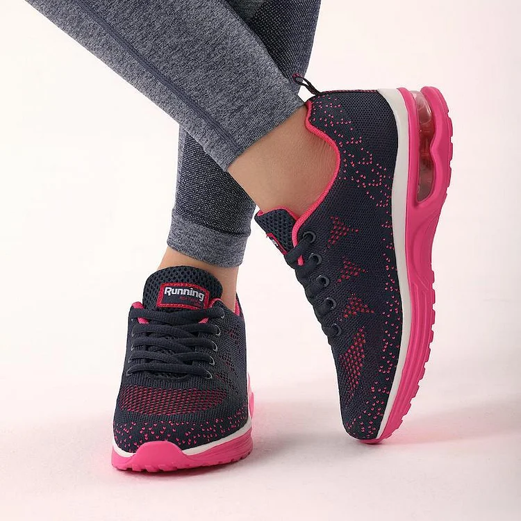 Air Mesh Knit Cushion Women's Sneakers Radinnoo.com