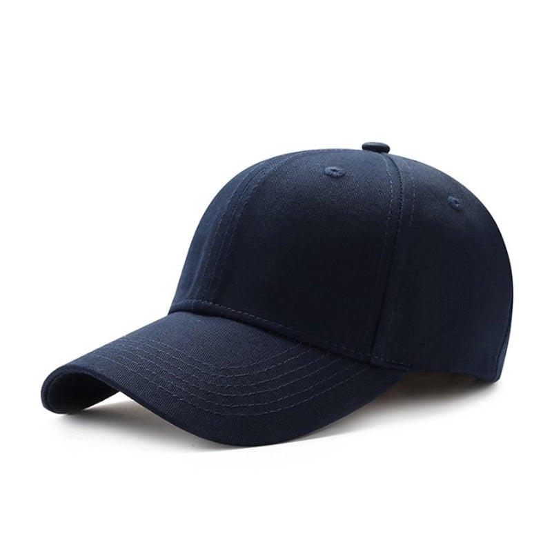 Unisex Minimalist Solid Color Curved Eaves Baseball Cap
