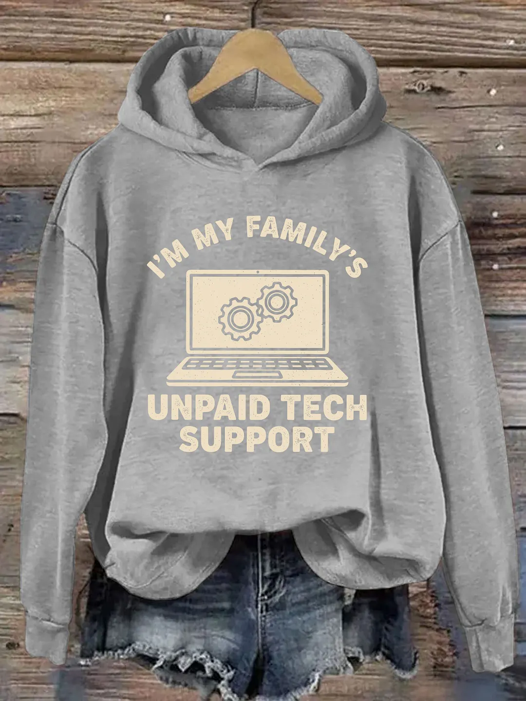 I'm My Family's Unpaid Tech Support Hoodie