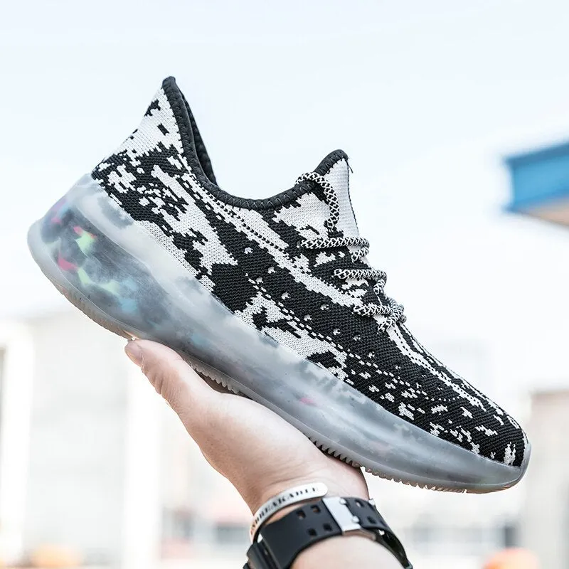 High Quality Men Shoes Comfortable Mens Casual Shoes Breathable Lightweight Sneakers Black Gray White Big Size 39-47