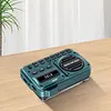 Portable FM Radio with LED Display Digital Radio Recorder BT 5.4 Radio Speaker
