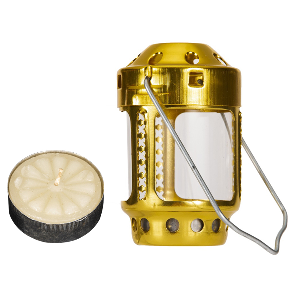 

Portable Night Fishing Candle Lantern Brass Hanging Candlestick Light Lamp, 501 Original