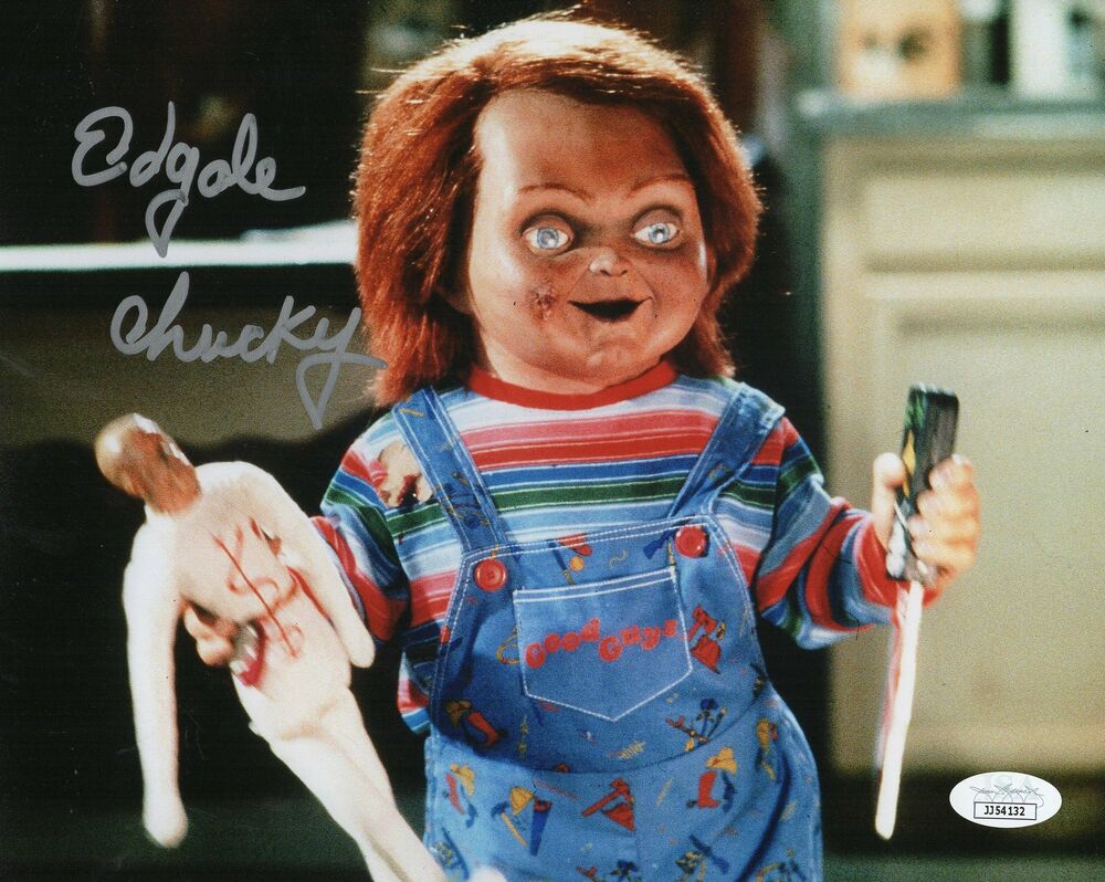 Ed Gale Autograph 8x10 Photo Poster painting Child's Play Chucky Signed  2