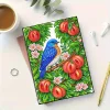 Bird 5D DIY Diamond Art Painting Notebook Kit 50 Pages A5 Rhinestone Art Painting Notebook Kit for Adults Beginners Holiday Birthday Gift