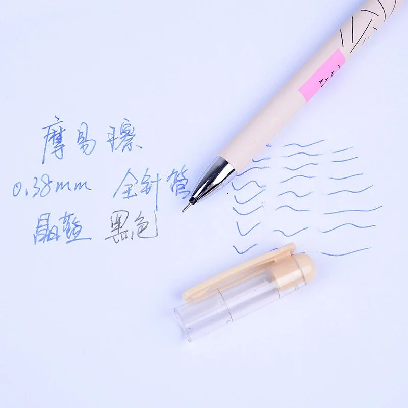 1 Pieces Lytwtw's Stationery Cute Dot Heart Erasable Pen Gel Pen School Office Kawaii Supplies Handles Creative Gift Candy