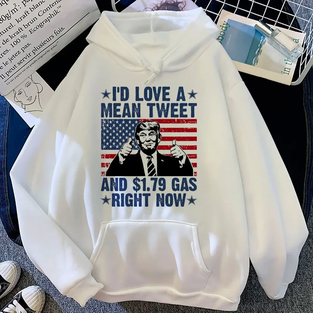 Tarewheels Wimawait Donald Trump Printed Hoodie – Unisex Loose Hooded Sweatshirt  