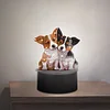 Cute Animal Diamond Painting LED Lamp Diamond Painting Night Light (Dog)
