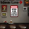 Warning Nothing In Here is Worth Dying for - Vintage Metal Signs(8*12Inch/12*16Inch) - Warning