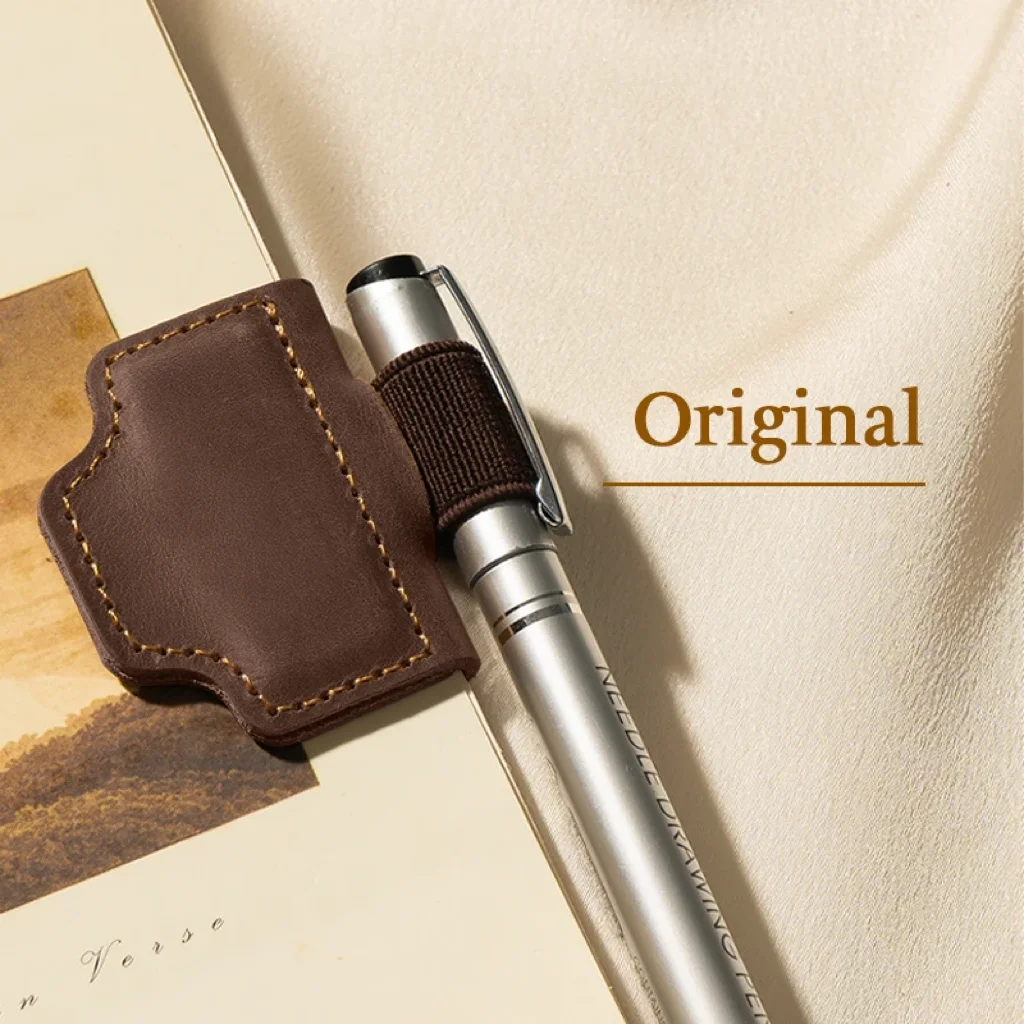 BygoneMark - LAST DAY 70% OFF - Personalized Magnetic Leather Pen Holder Bookmark