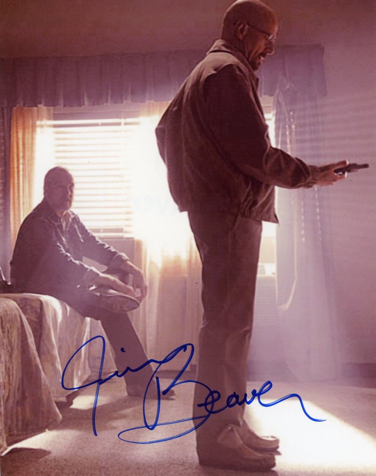 ~~ JIM BEAVER Authentic Hand-Signed Breaking Bad - Lawson