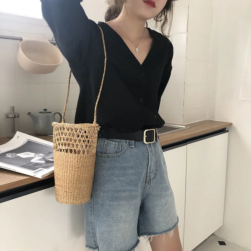V-Neck Chiffon Blouse YP2672