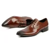Classic Men's Formal Derby Leather Dress Shoes