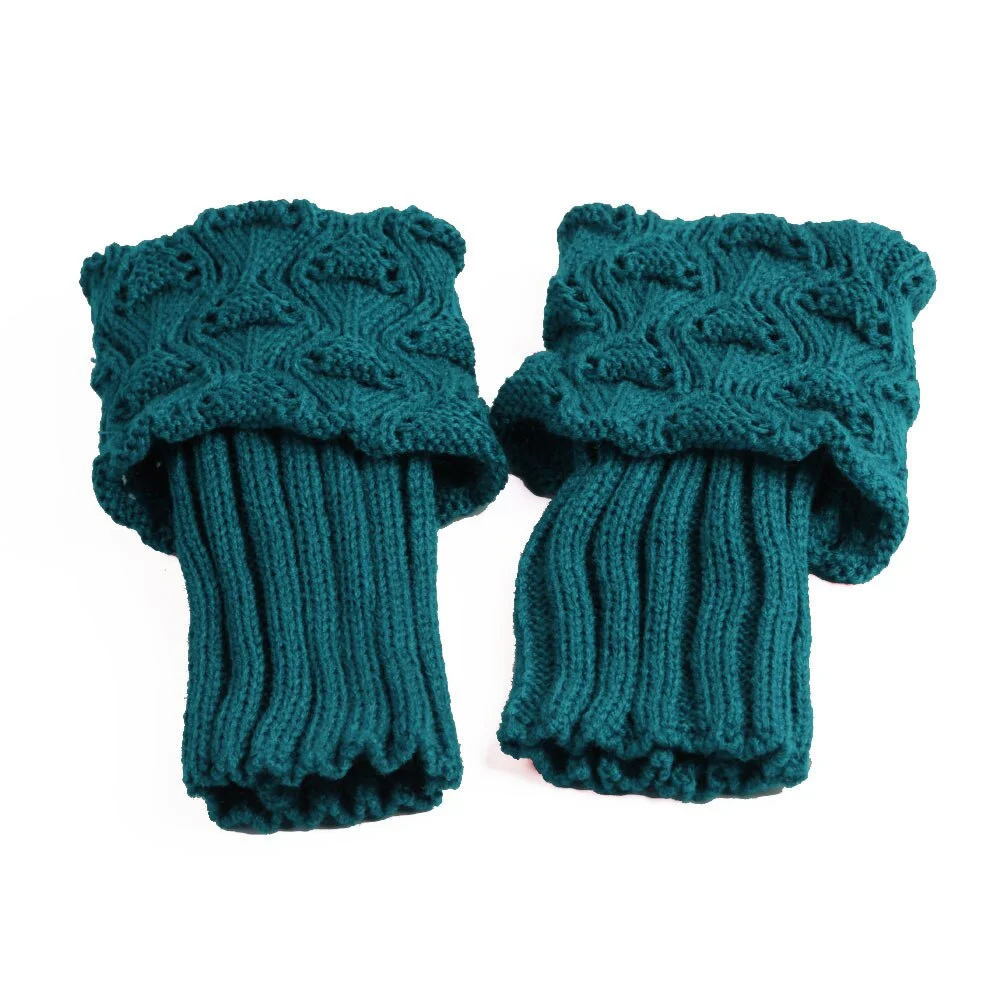 Leg Warmers Women Simple Knitting Crochet Boot-Cuffswinter Warm Womens Retro Elegant Trendy All-match Ladies Leisure Chic 2020
