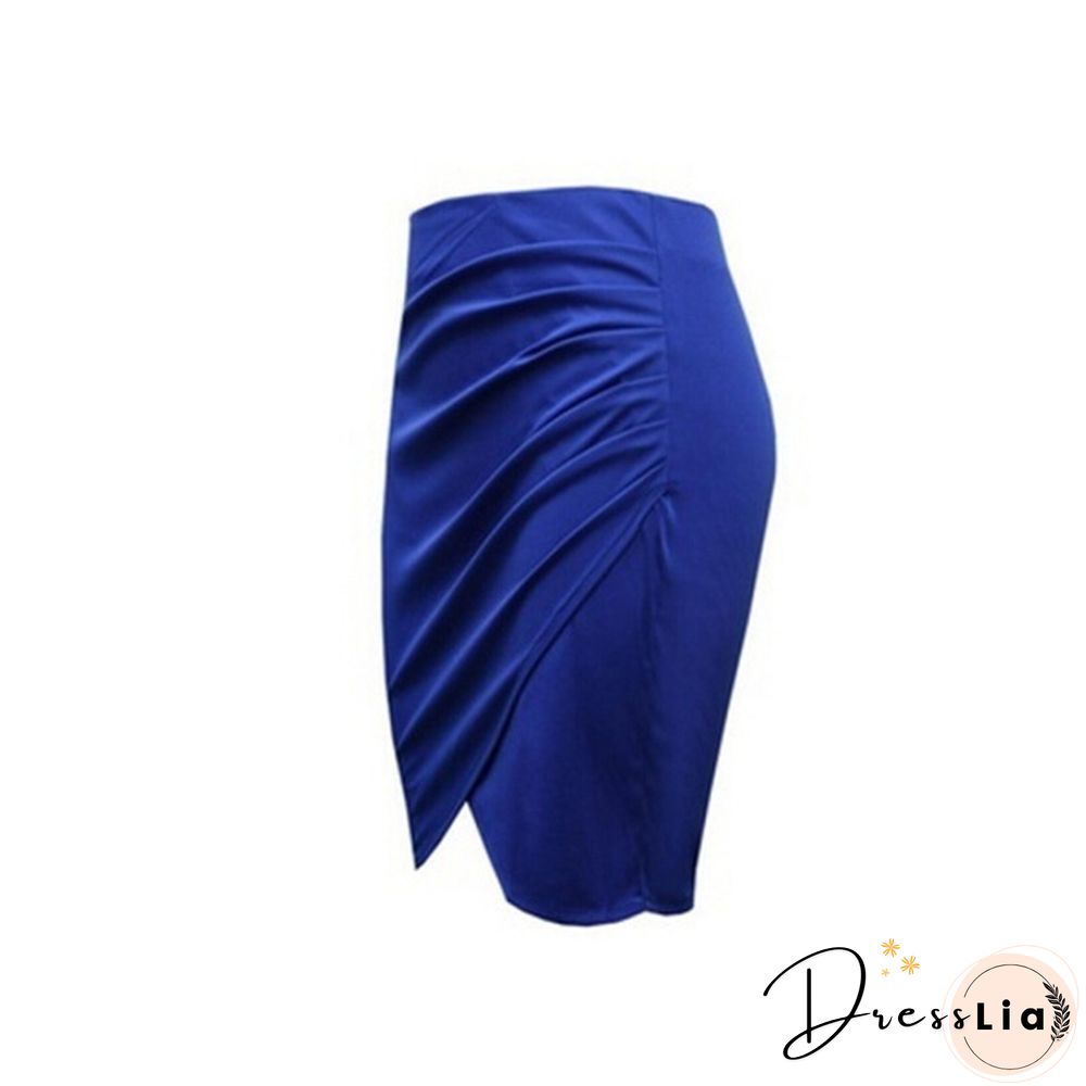 Women's Business Suit Pencil Skirt Summer Ol Skirts For Women Knee Length Step Skirt