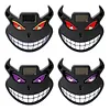 Demon Eye LED Car Window Warning Light Solar Panel Breathing Lamp