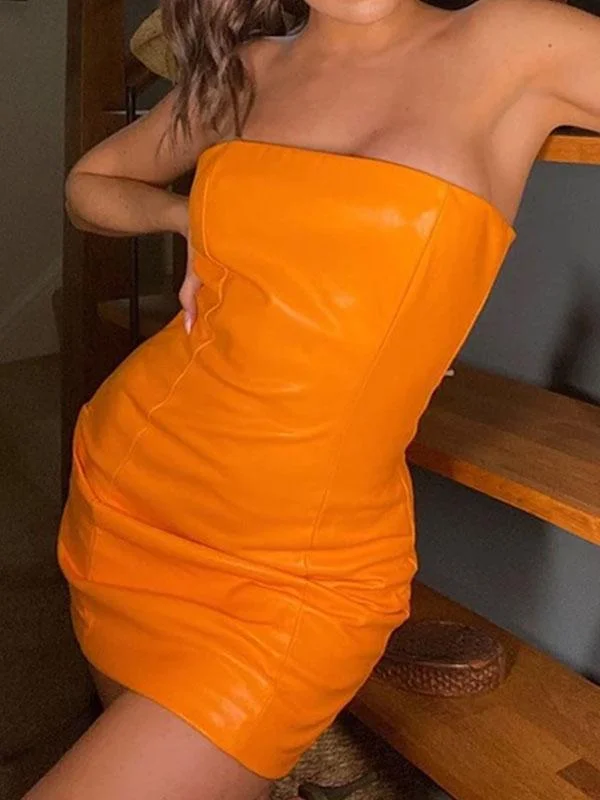 Sexy sleeveless dress
