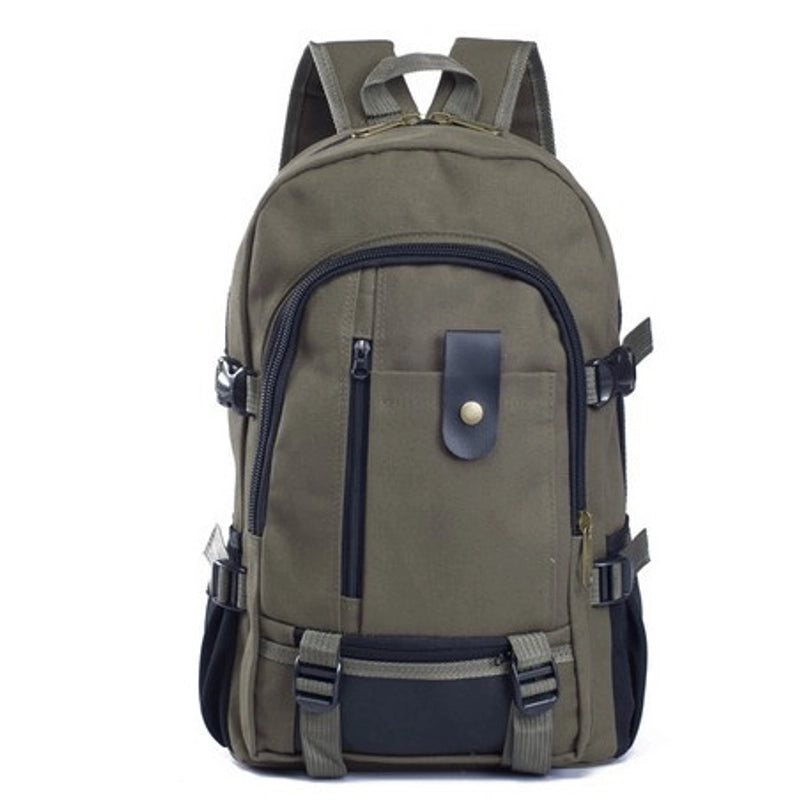 Hot Trendy Men’s Backpack Casual Travel Canvas Backpack Student Schoolbag