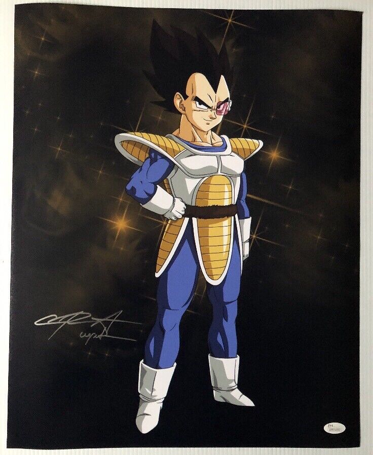 Chris Sabat Signed Autographed 16x20 Photo Poster painting Dragon Ball Z Vegeta JSA COA 11