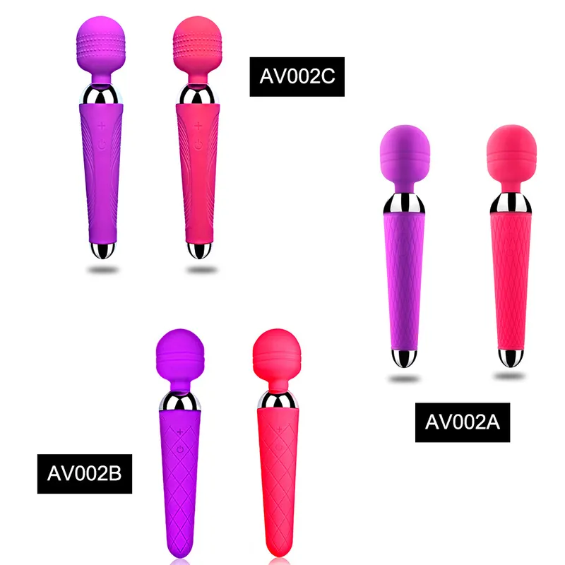 Wireless AV Vibrator Magic Wand for Women USB Rechargeable Massager