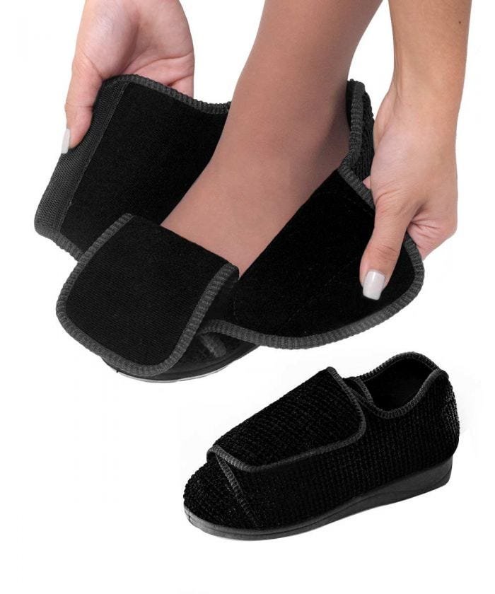 Womens Extra Extra Wide Slippers