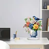 Diamond Painting Acrylic Bird Flower Vase Desktop Ornament Kit for Decoration