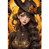 Cool Girl-11CT Stamped Cross Stitch 45*65cm/17.72*25.59in (Big Size)