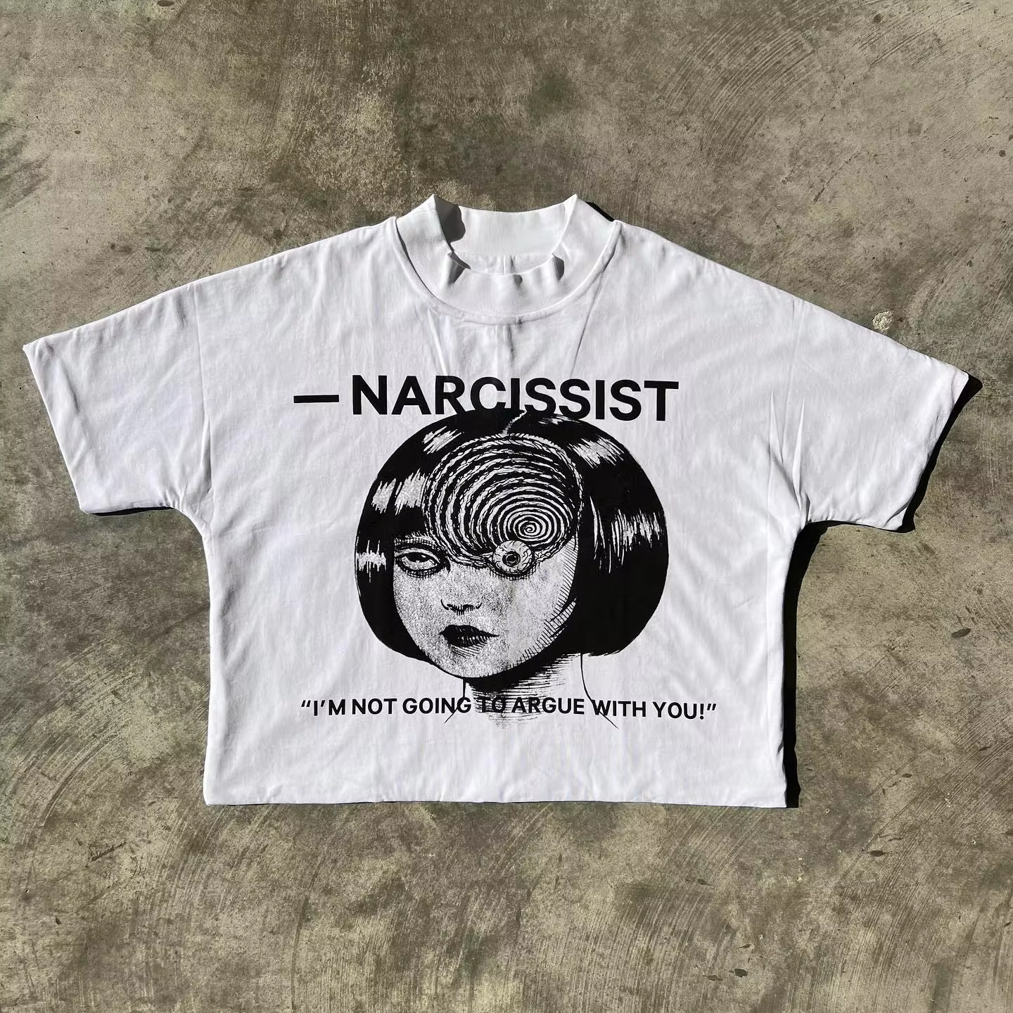 Sopula Narcissist I'm Not Going To Argue Graphic Cropped T-Shirt - Sopula ｜Premium Graphic Tees & Graphic Streetwear