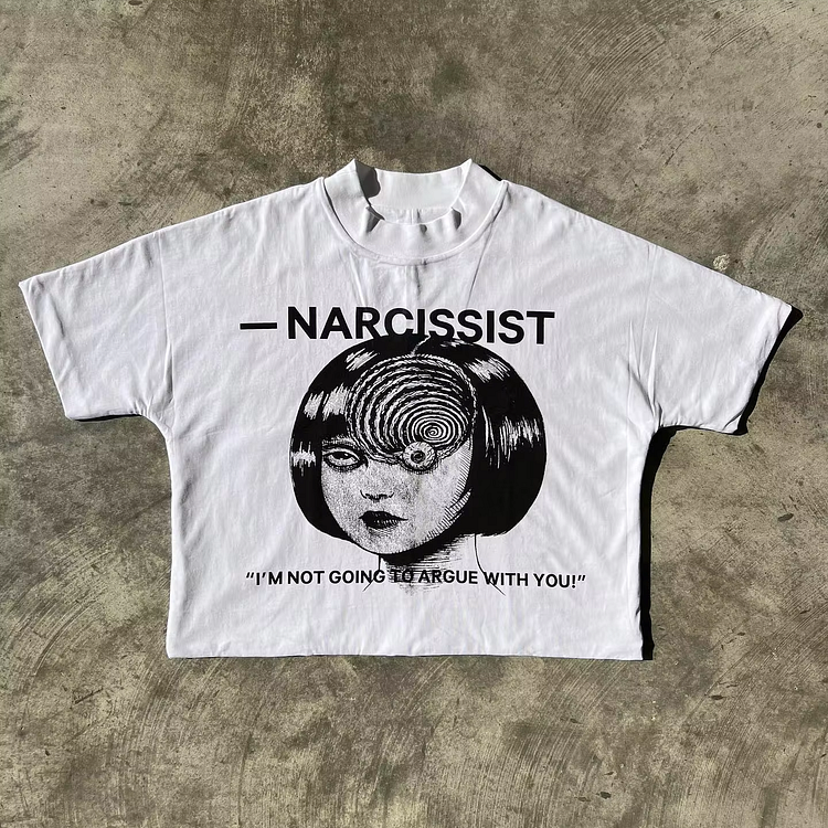 Vintage Narcissist I'm Not Going To Argue With You Graphic Cotton T-Shirt SOPULA