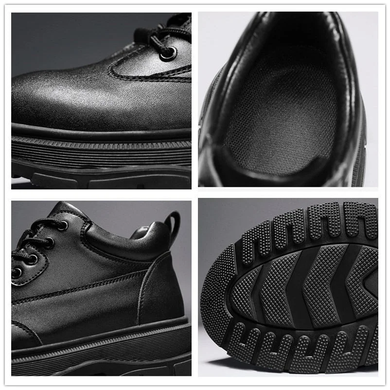 2021 New Snow Boots mens Protective and Wear-resistant Sole Man Boots Warm Comfortable shoes Winter Walking Boots Big Size 38-48