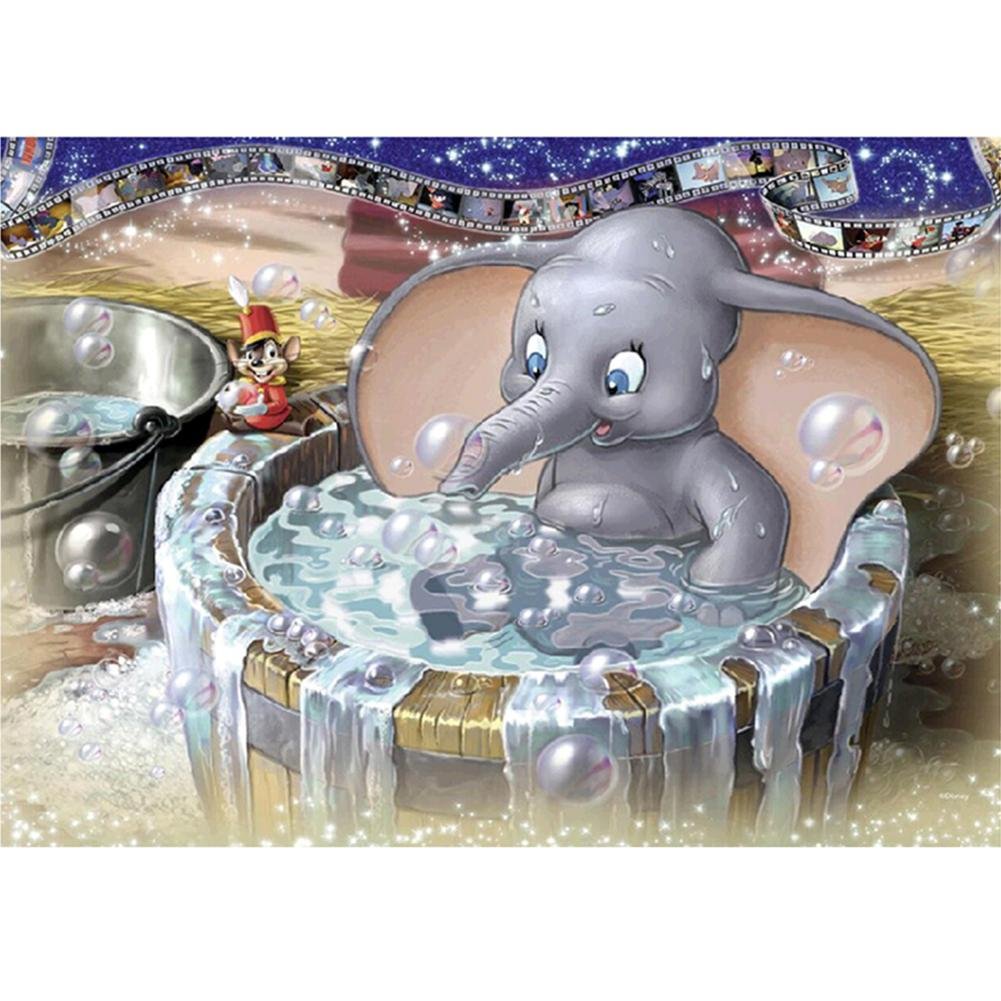 Diamond Painting - Full Round - Shower Elephant(30*40cm)