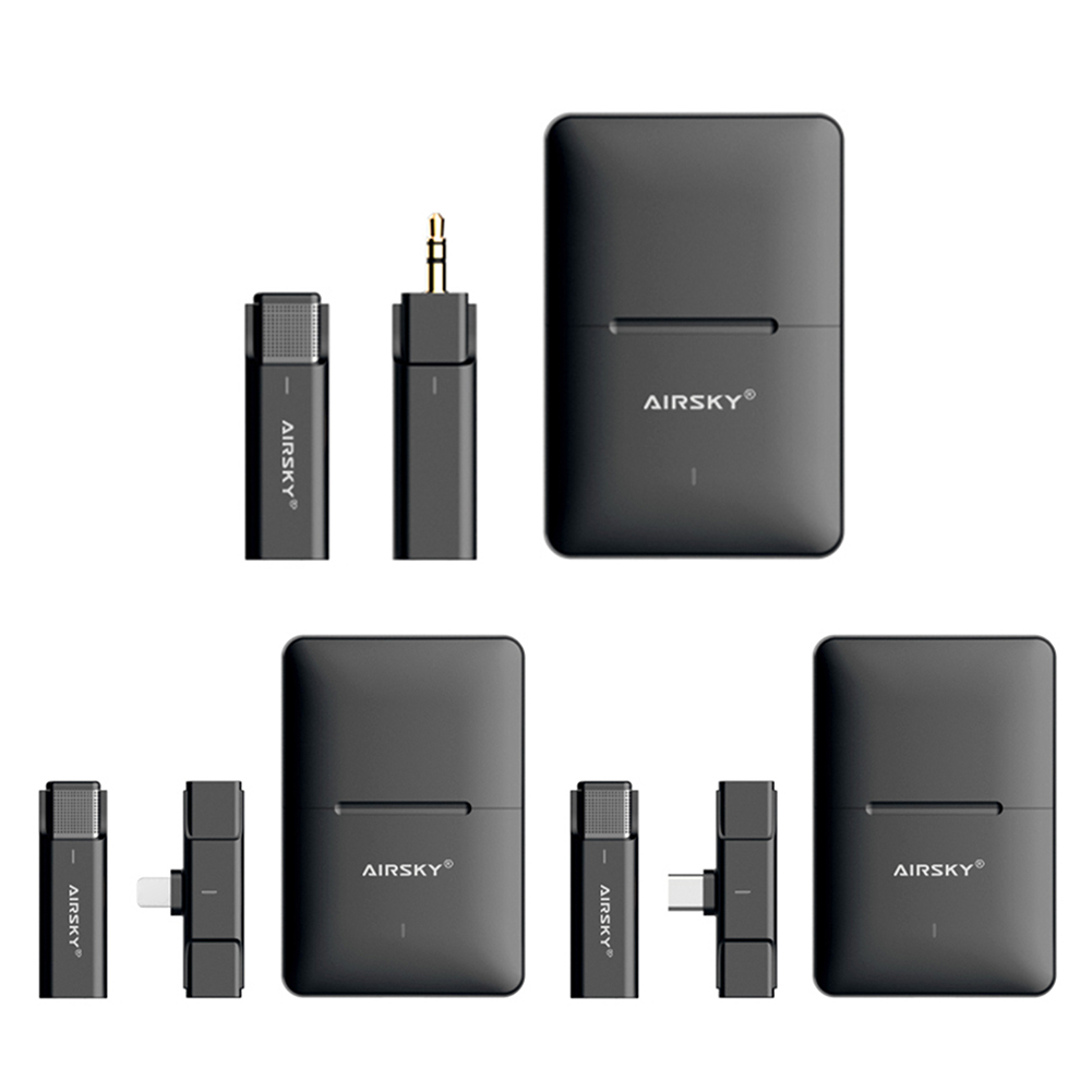 

Clip Lavalier Lapel Wireless Microphone for Vlog Live Recording Interview, 3.5mm, 501 Original